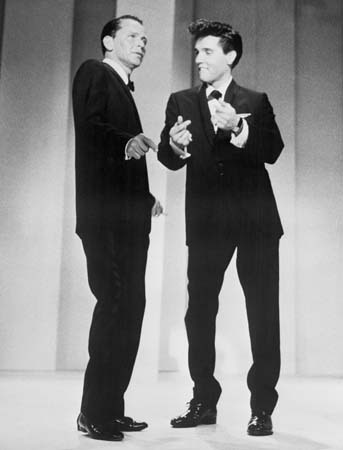Frank Sinatra and Elvis Presley