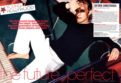  Hayden in Teen Vogue (October 2004)