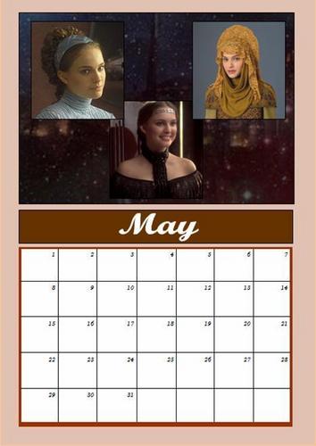  Padmé calendar: May