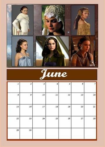  Padmé calendar: June
