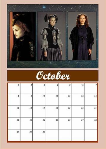  Padmé calendar: October