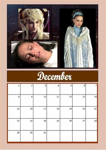  Padmé calendar: December