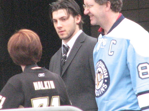  Pens players after the game 3/28/09