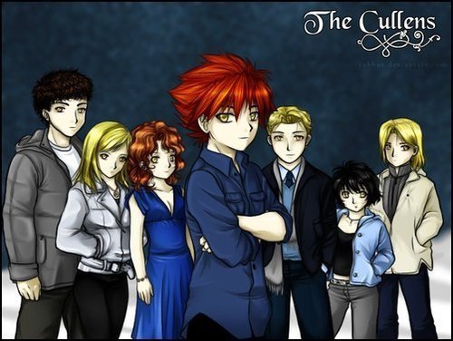  The Cullens(in Аниме version)^_^