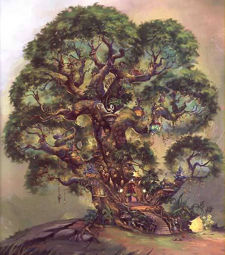  The accueil arbre in Pixie Hollow