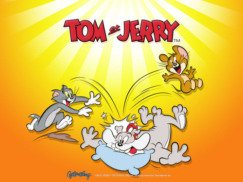  Tom & Jerry kertas dinding