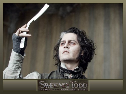  Johnny as Sweeney Todd