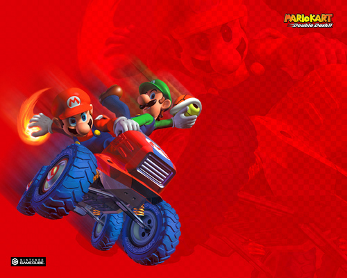  Mario Kart achtergrond
