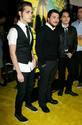  Mikey, Gerard and Frank @ the Premiere of 'The Watchmen'