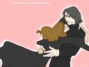  Snape Hermione 壁纸
