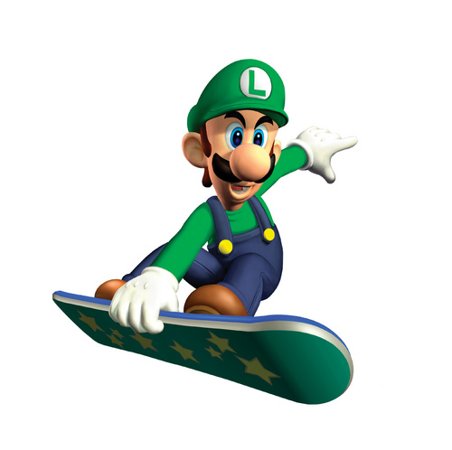  Snowboarding Luigi