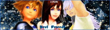 Kairi, Sora, and Riku