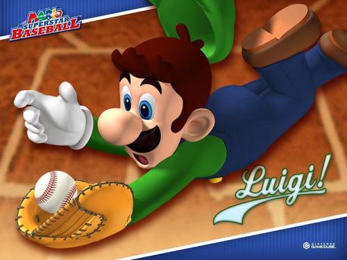  Mario Baseball Luigi