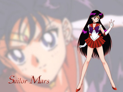  Sailor Mars achtergrond