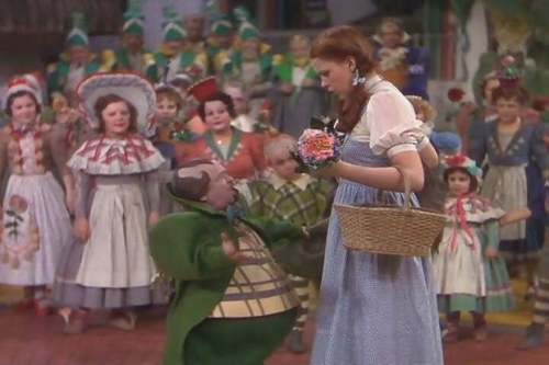 Dorothy With The Munchkins