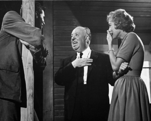  Janet Leigh and Alfred Hitchcock