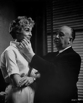  Janet Leigh and Alfred Hitchcock