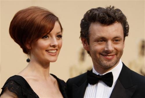  Michael Sheen and Lorraine Stewart at The Academy Awards