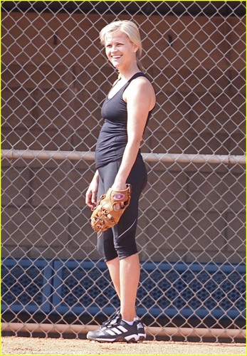  Reese playing Softball