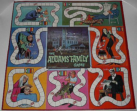  Addams Family Board Game 1964