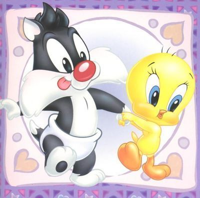  Baby Tweety Bird and Sylvester