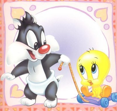  Baby Tweety Bird and Sylvester