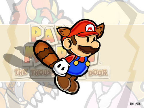  Paper Racoon Mario