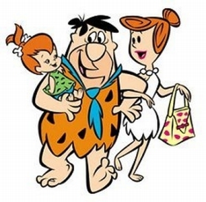  Fred, Wilma and Pebbles Flintstone