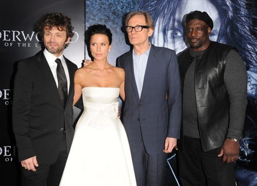  Michael Sheen,Rhona Mitra,Bill Nighy and Kevin Grevioux at the अंडरवर्ल्ड Rise of the Lycans Premier