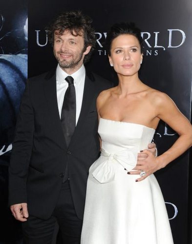  Michael Sheen and Rhona Mitra at the anjos da noite Rise of the Lycans Premiere