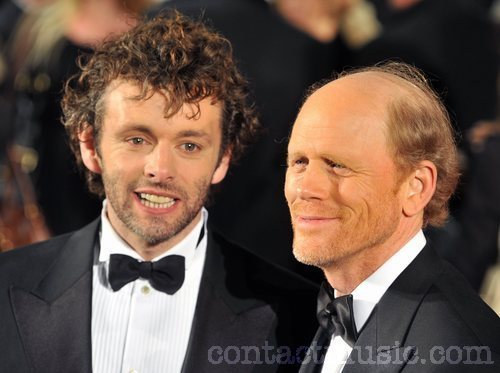  Michael Sheen and Ron Howard at The Times BFI लंडन Film Festival