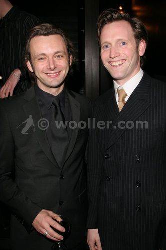  Michael Sheen and Rufus Wright at the Frost/Nixon afterparty