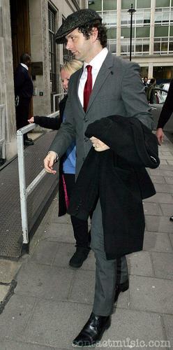  Michael Sheen arriving at Radio One studios