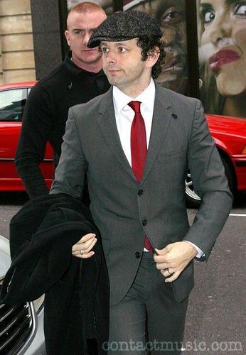  Michael Sheen arriving at the Radio One studios