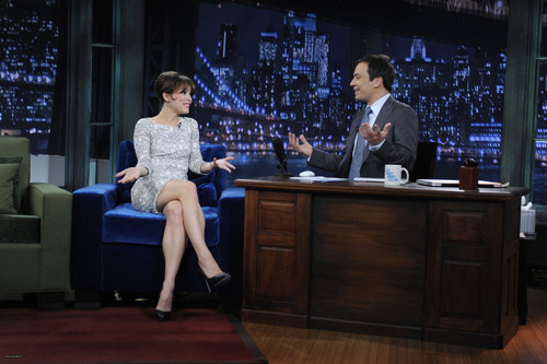  Rachel on Late Night with Jimmy Fallon - NYC (April 17)