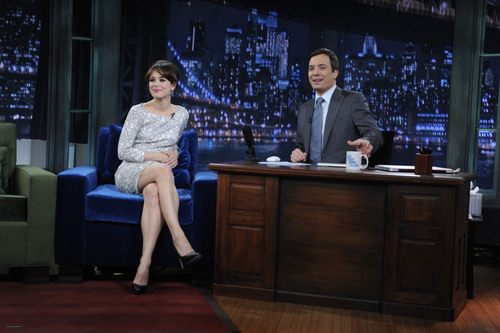  Rachel on Late Night with Jimmy Fallon - NYC (April 17)