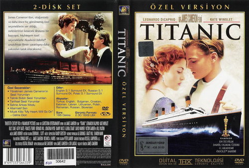  Titanic DVD covers