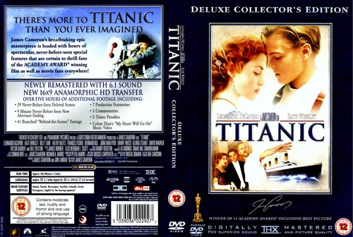  タイタニック DVD covers