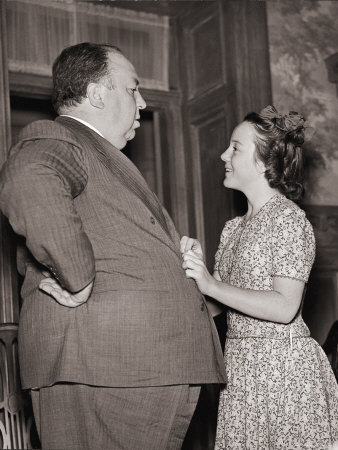  Alfred Hitchcock and his Daughter, Patricia