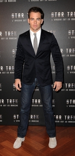  Chris @ bintang Trek Paris Premiere