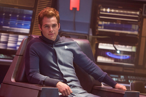 Chris- estrela Trek Promotional fotografias