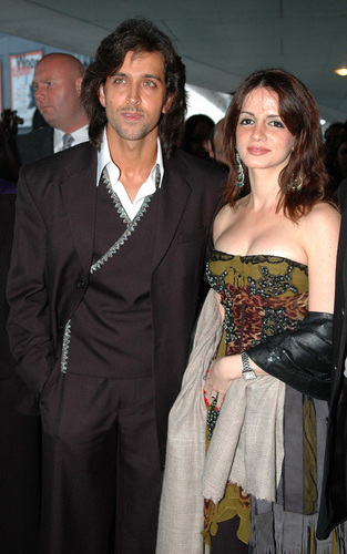  Hrithik with Wife Suzanne
