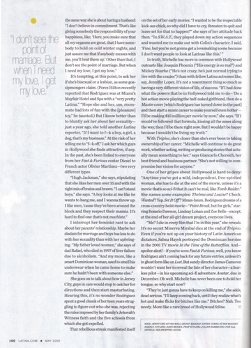 Latina Magazine, May 2009: Article [B]