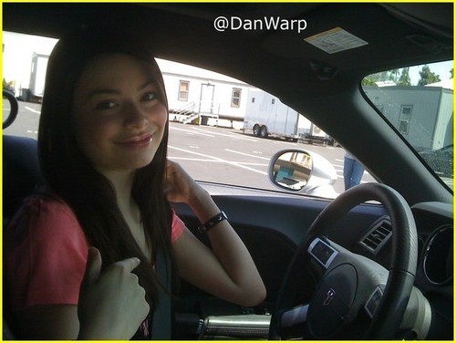  Miranda getting a driving lesson