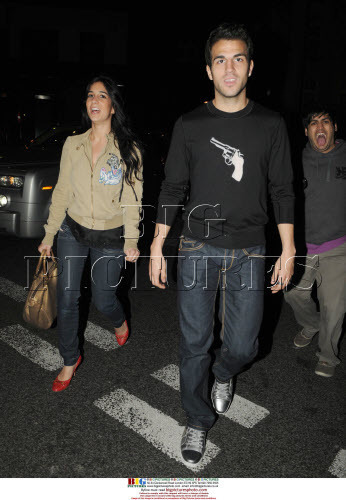  Cesc with Carla and Rosicky