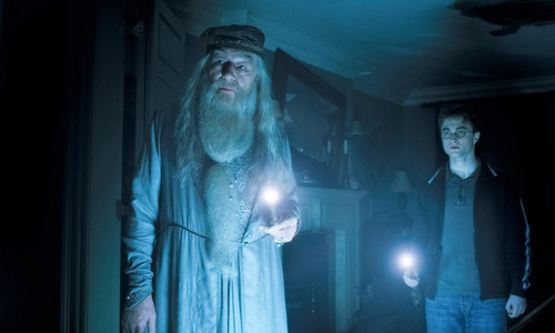  Harry and Dumbledore in HBP