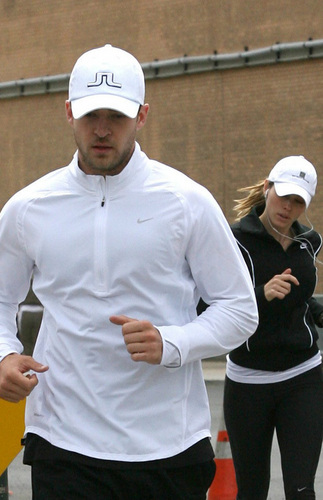  Jessica and Justin out running