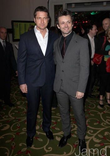  Michael Sheen and Gerard Butler at the Jameson Empire Awards