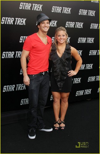  Shawn at the سٹار, ستارہ Trek premire 2009