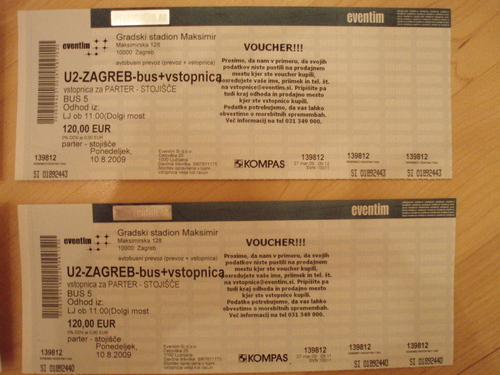  tickets for summer concerts
